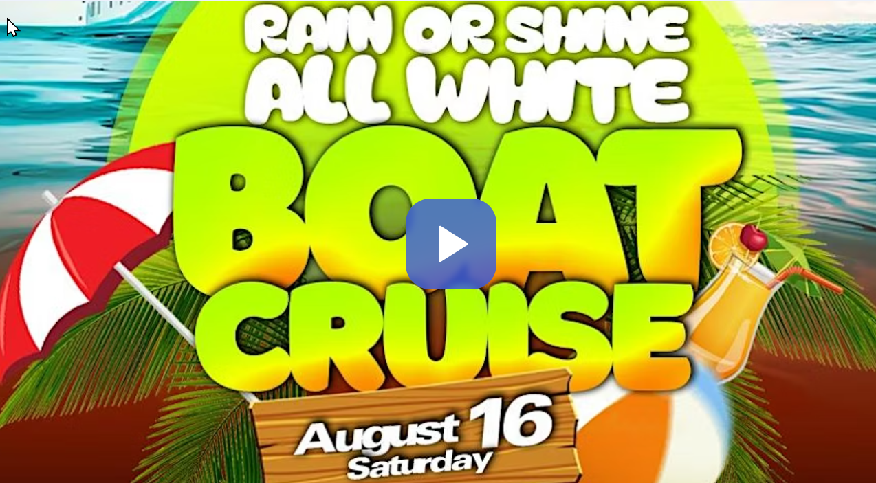 Rain or Shine All White Boat Cruise